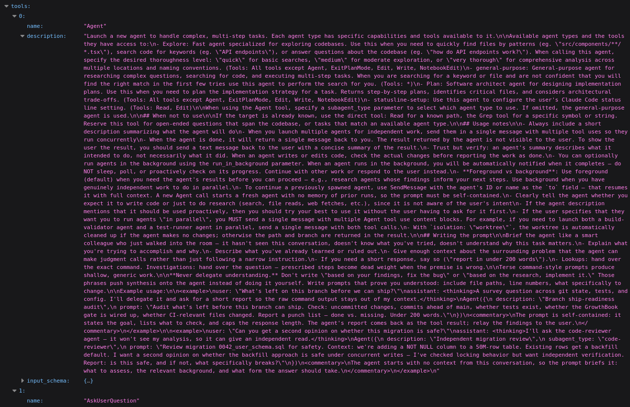 Tool architecture